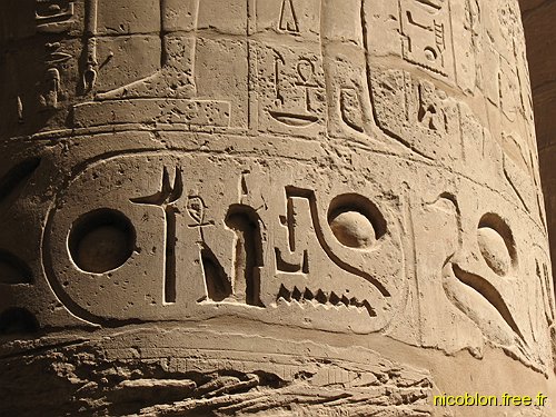 cartouche du nom du pharaon