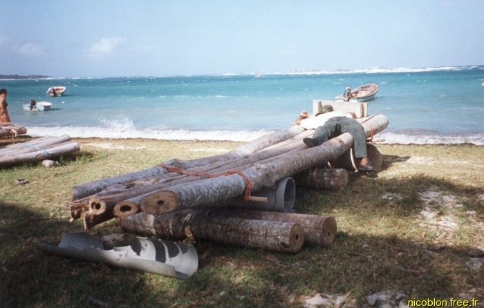 Cap Chevalier, un radeau